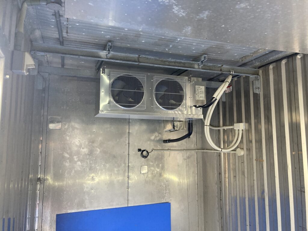 コンテナ冷蔵庫冷凍設備更新工事